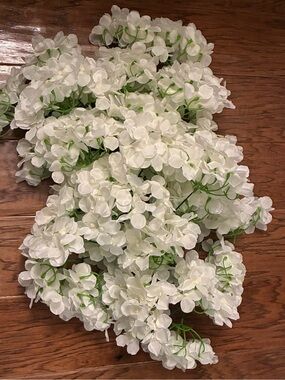 White Artificial Hydrangea 37 Stem Bundle - Home Accents